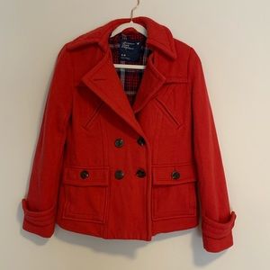 Classy yet Vibrant Red Coat Small